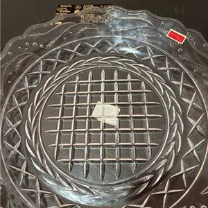 Waterford Crystal holly plate original from Bloomingdales